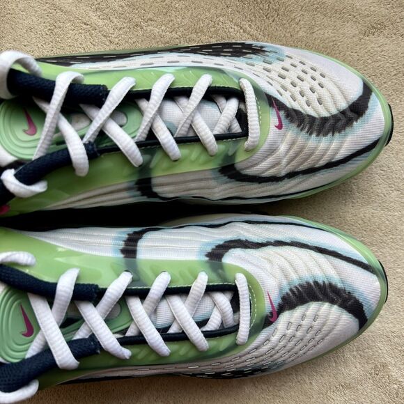 Nike Air Max Deluxe Enamel Green Running Tennis Shoe Sneakers Women 8 Athletic - Picture 15 of 16